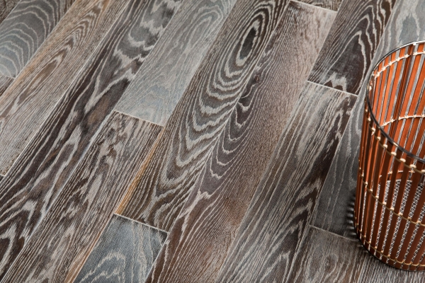 Solid Parquet Chevron Hungarian herringbone 60° Oak Select Natur 16/22 mm